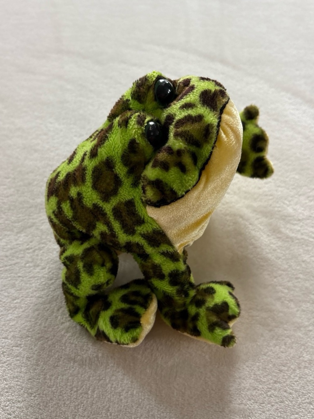 Retired Ganz Webkinz Bullfrog Plush HM114 Frog Stuffed Animal No Code
